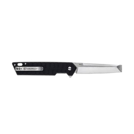 Smith & Wesson 24/7 Folding Cleaver Knife Chisel Blade 3-1/4" Black Blister