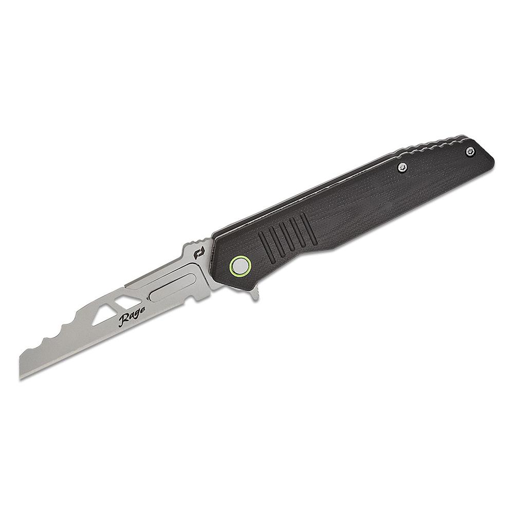 Schrade Enrage 7 Nitro Assisted Folder 2.5" Utility Blade Blackout
