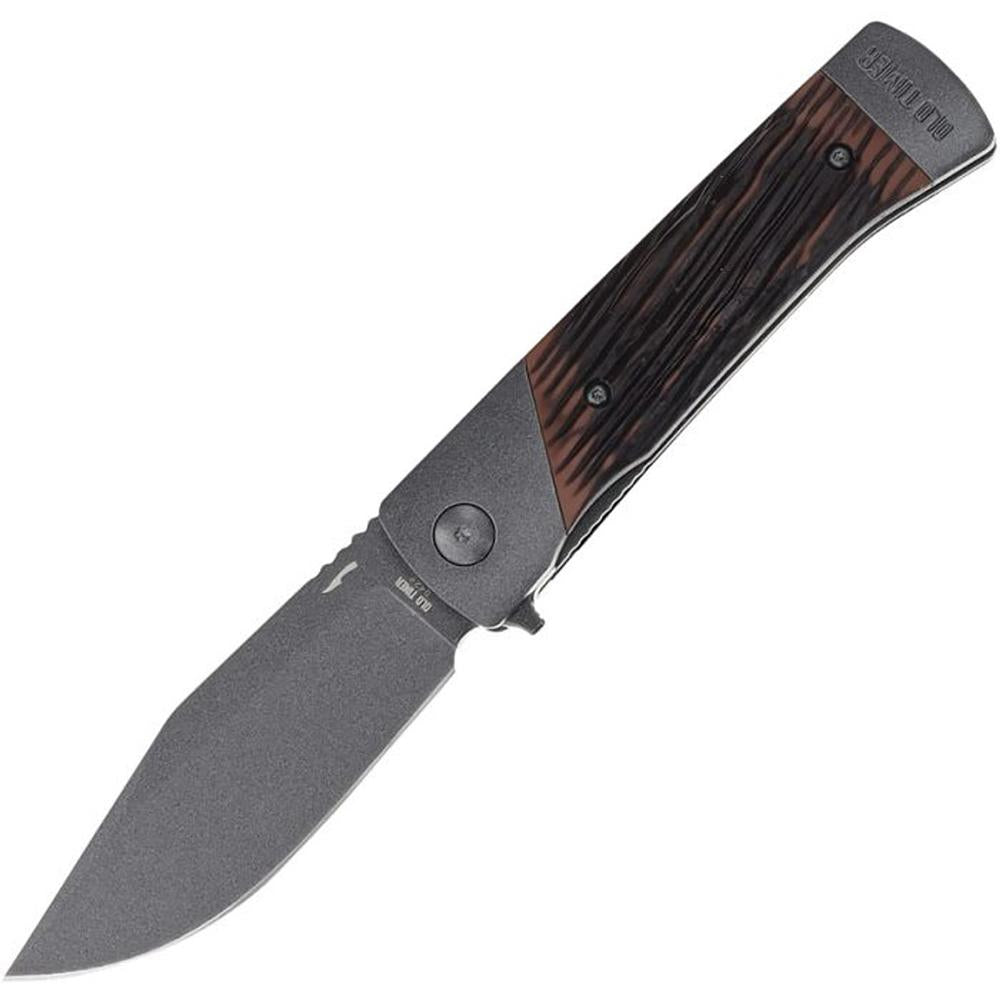 Old Timer Frontier Manual Folder Knife Rosewood 3-3/4" Clip Point Blade