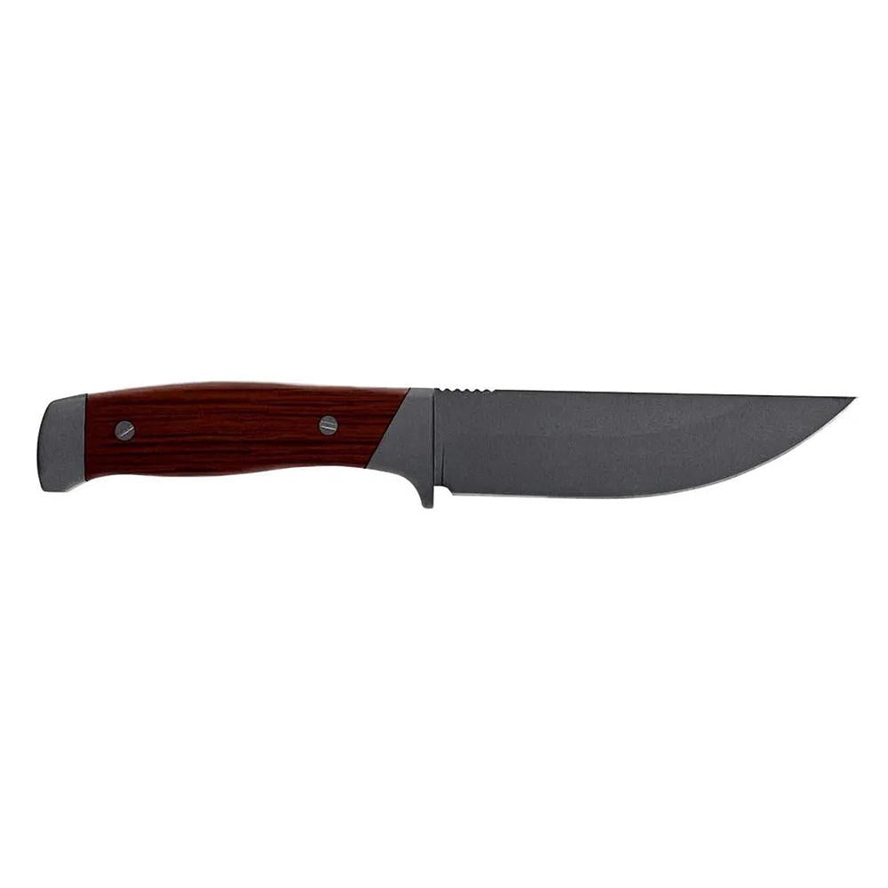 Old Timer Frontier Fixed Blade Drop Point Knife 5 Inch Blade Wood Handle