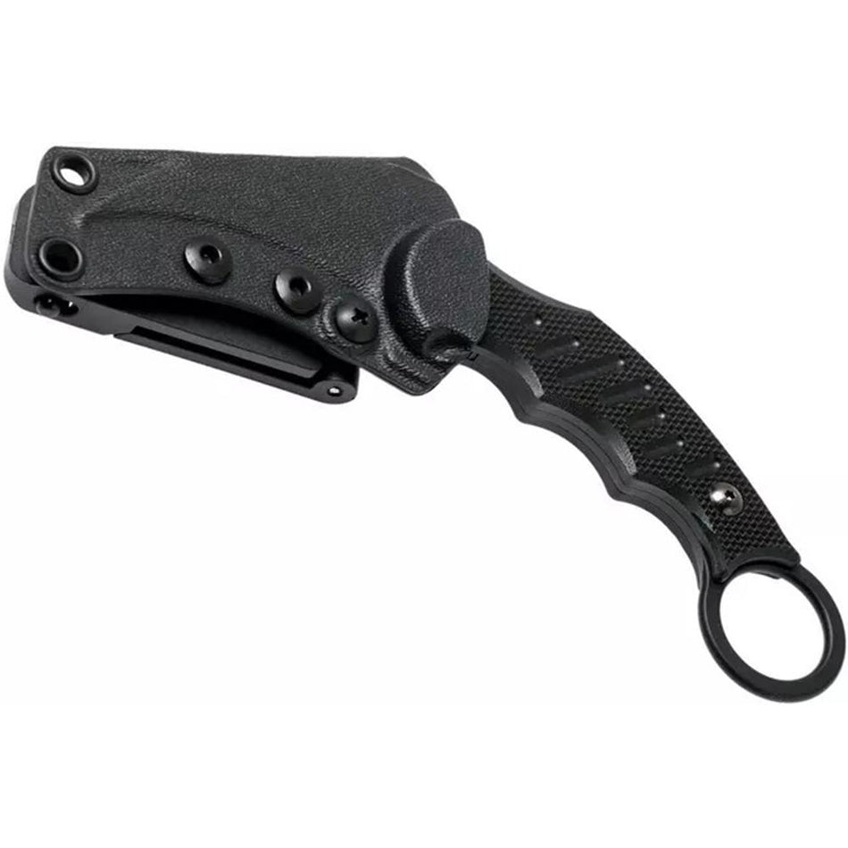 Smith & Wesson Extreme Ops Black Karambit Fixed Blade Knife 3.25"
