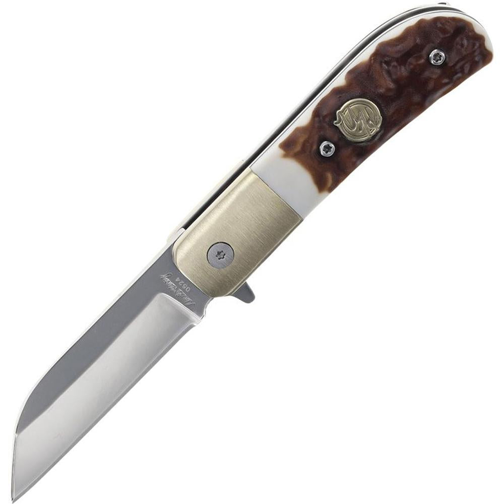 Uncle Henry Next Gen 6UH Folding Knife 2.7" Drop Point Blade with Staglon Handle