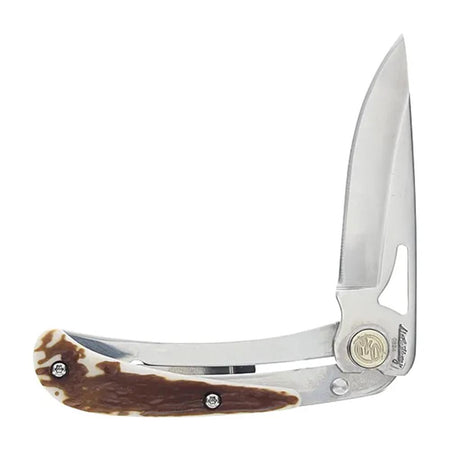 Uncle Henry 3UH Large Drop Point Blade Folding Pocket Knife Staglon