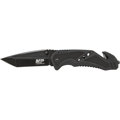 Smith & Wesson M&P SWMP11B Black Tanto Blade Rescue Lock Folding Knife 3 7/8"