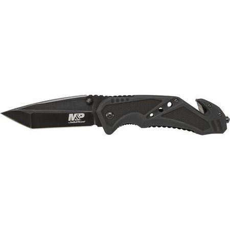 Smith & Wesson M&P SWMP11B Black Tanto Blade Rescue Lock Folding Knife 3 7/8"