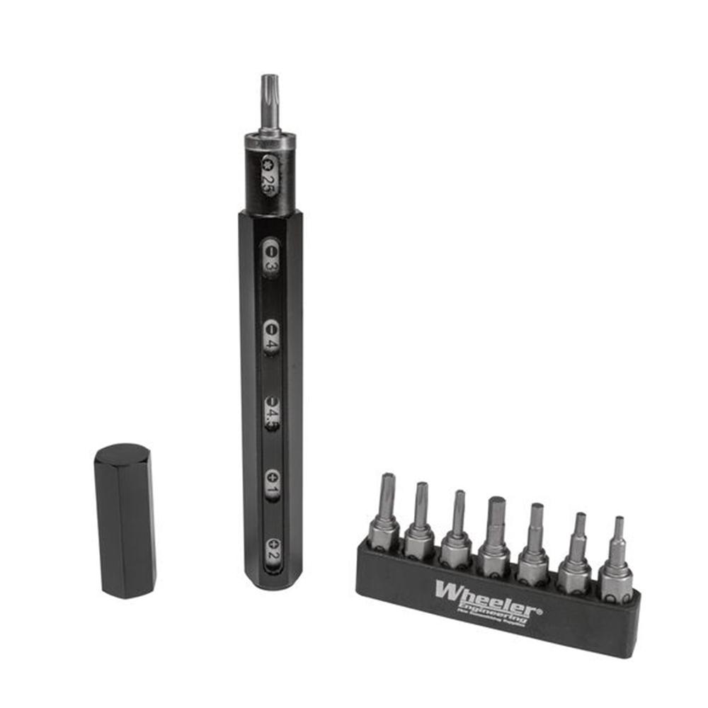 Wheeler Multi-Driver Pen Tool Aluminum 13 Interchangeable Bits
