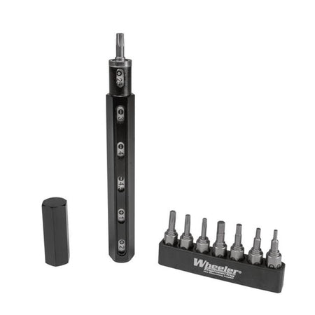Wheeler Multi-Driver Pen Tool Aluminum 13 Interchangeable Bits