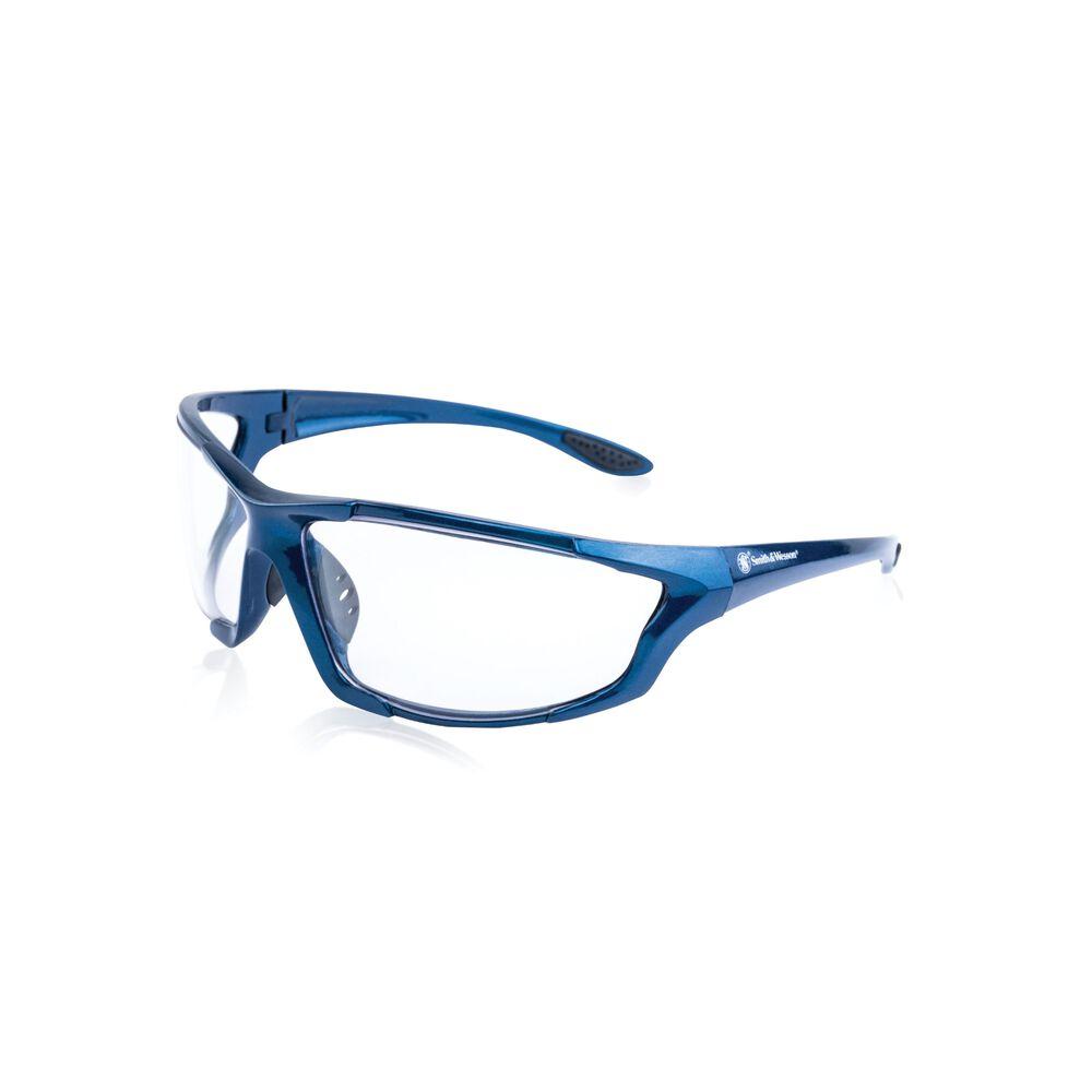 Smith & Wesson Major Shooting Safety Glasses Full Frame Blue Clear Lens