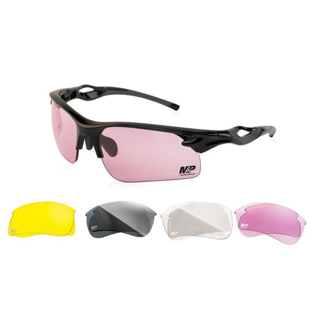 Smith & Wesson M&P Harrier Shooting Glasses Half Frame Multi-Lens Kit