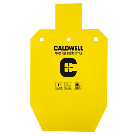 Caldwell AR500 Hardened Steel Full-Size IPSC Target Plate