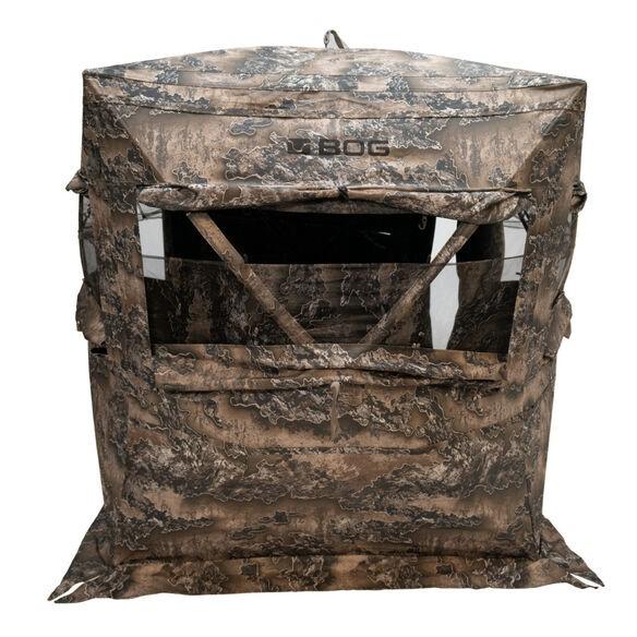 BOG Prevail 5-Hub Sitting Height Ground Blind Realtree Excape 600D
