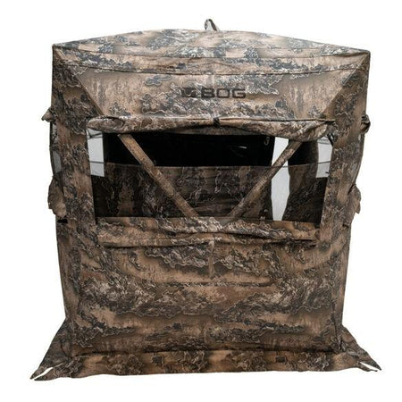 BOG Prevail 5-Hub Sitting Height Ground Blind Realtree Excape 600D