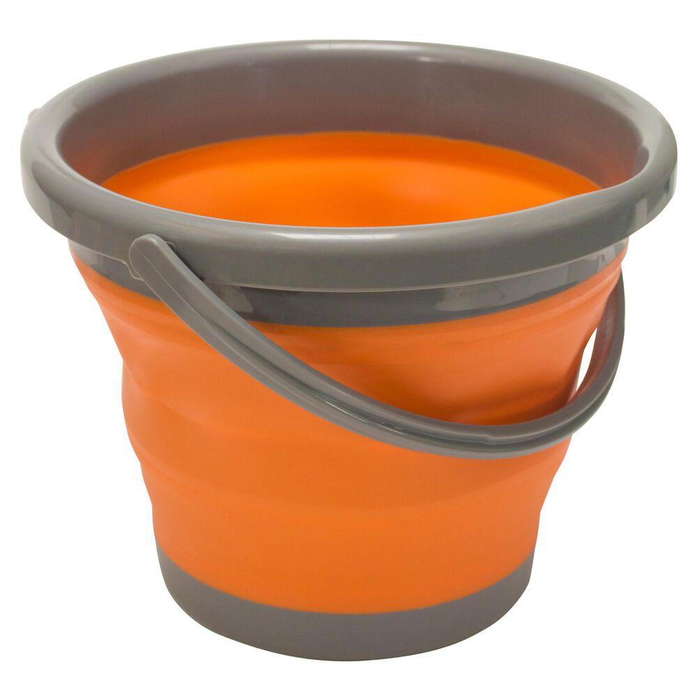 Ultimate Survival FlexWare 2.0 Orange Foldable 10L Camp Bucket