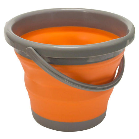 Ultimate Survival FlexWare 2.0 Orange Foldable 10L Camp Bucket