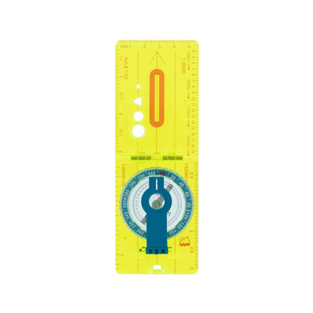Ultimate Survival Hi Vis Folding Lensatic Compass with Lanyard