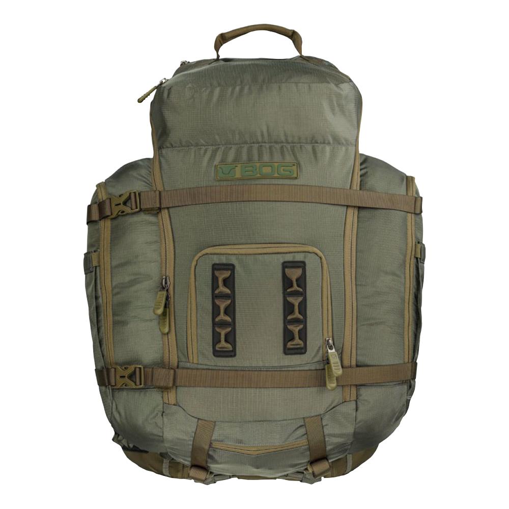 Bog Inception Backpack Frame and Helix 3500 Cubic Inch Bivy Bag OD Green