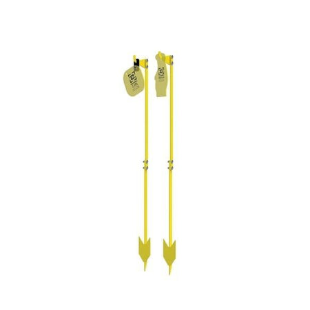 Caldwell AR500 Steel Target Post Yellow 2-Piece Design