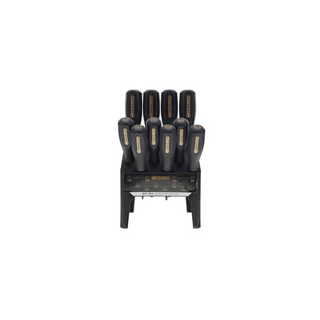 Wheeler SAE Hex Benchtop Screwdriver Set 10 Piece Black