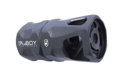 Phase 5 littleBOY Compact Hex Brake, .223 Remington/5.56 NATO, 1/2x28 Thread, Parkerized Black littleBOY-556