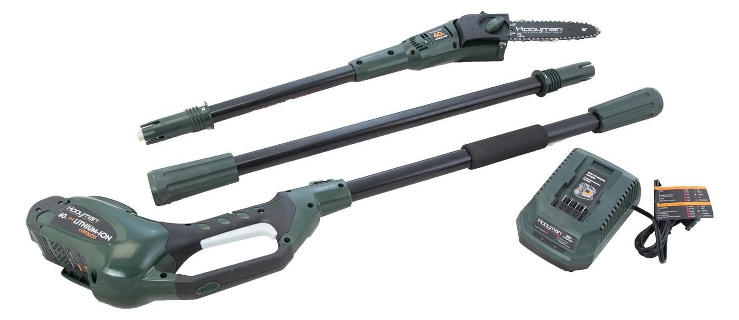 Hooyman 40V 2Ah Lithium-Ion Cordless Pole Saw - Collapses to 48"