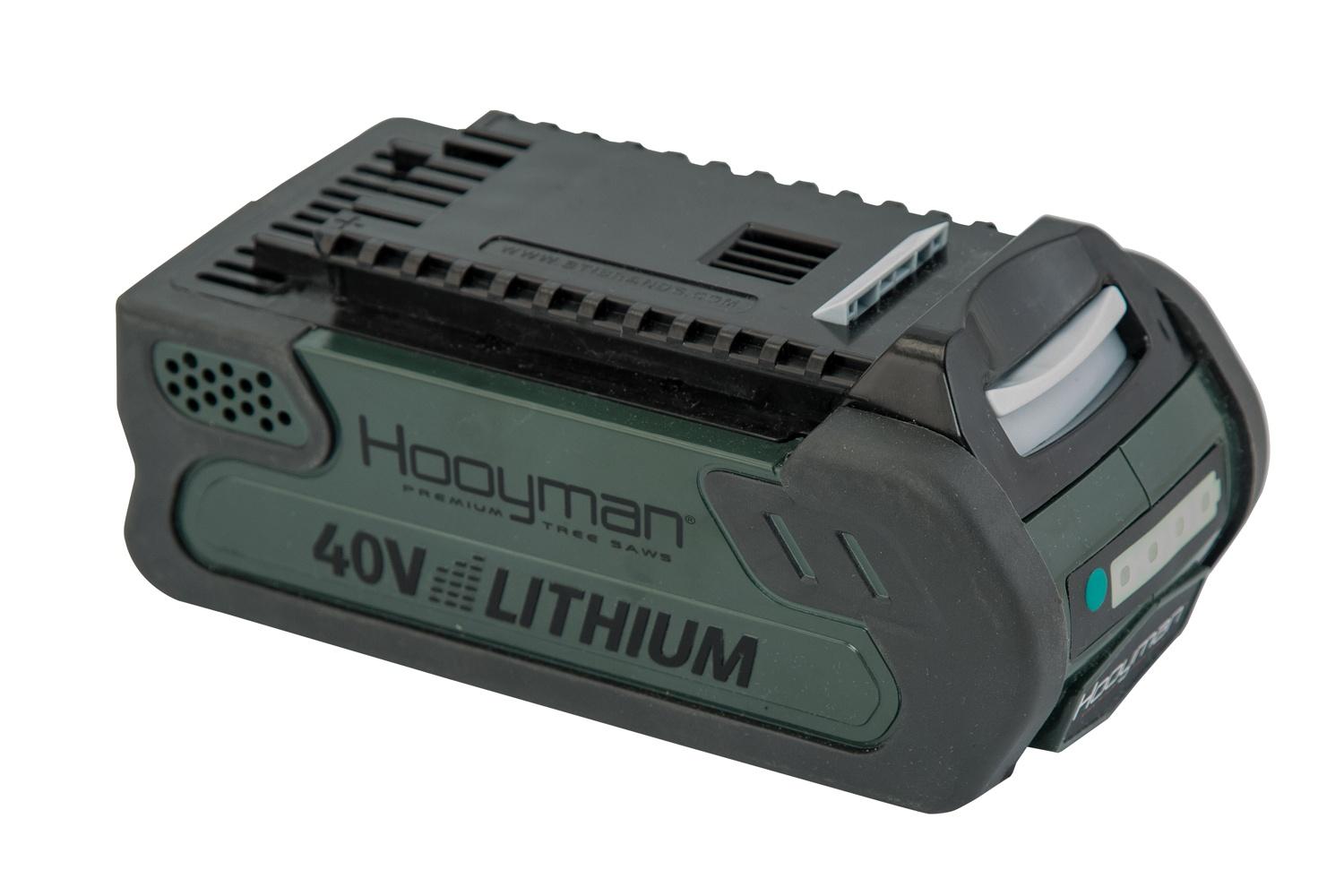 Hooyman 40-Volt High Power Rechargeable 2Ah Li-Ion Battery for Hooyman Saws