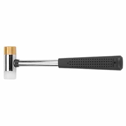 Wheeler 1" Dual-Face Nylon Brass Hammer