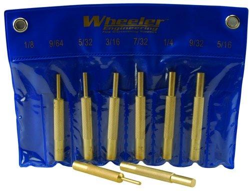 Wheeler Brass Punch Set 8 Piece - Firearm Assembly and Disassembly
