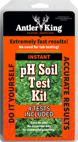 Antler King Instant pH Soil Testing Kit with 4 Tests