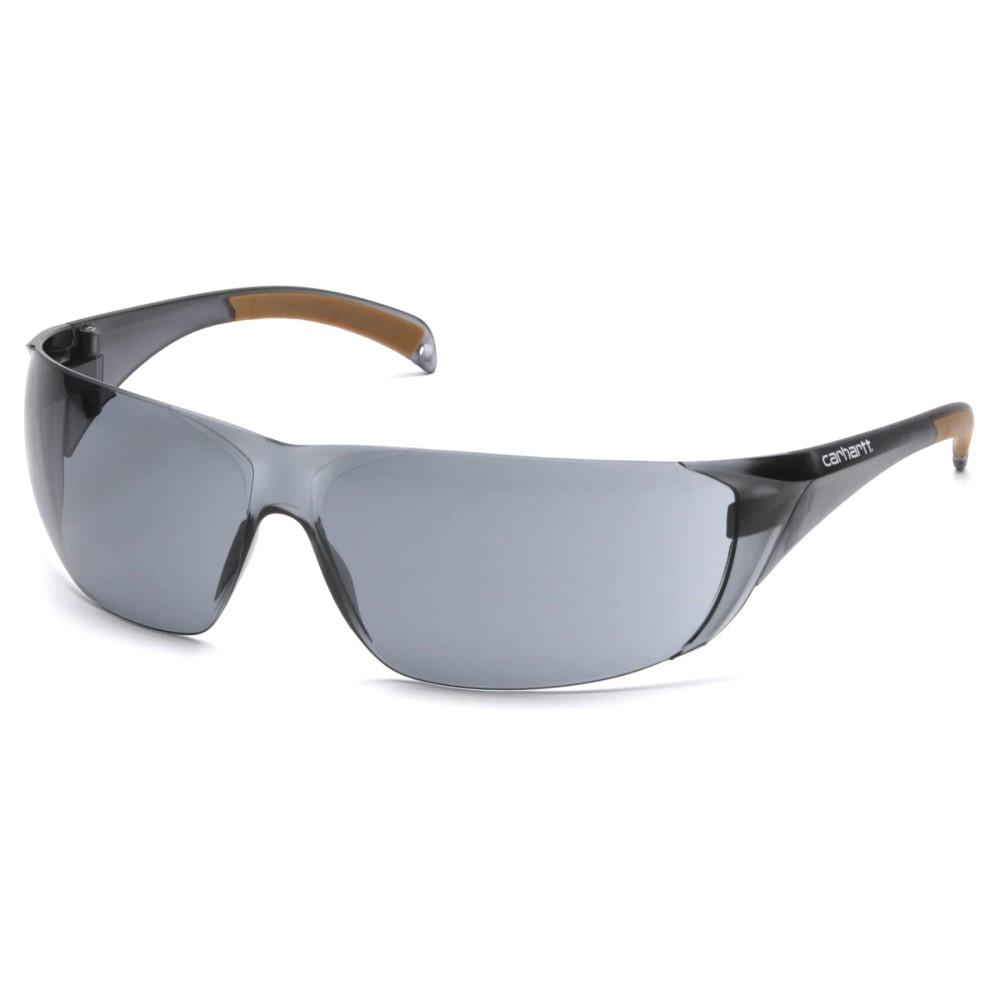 Pyramex Billings Wraparound Frameless Shooting Glasses Grey with Carhartt Bag