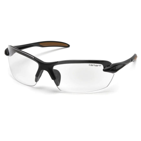Pyramex Carhartt Spokane Half Frame Safety Shooting Glasses Black Clear