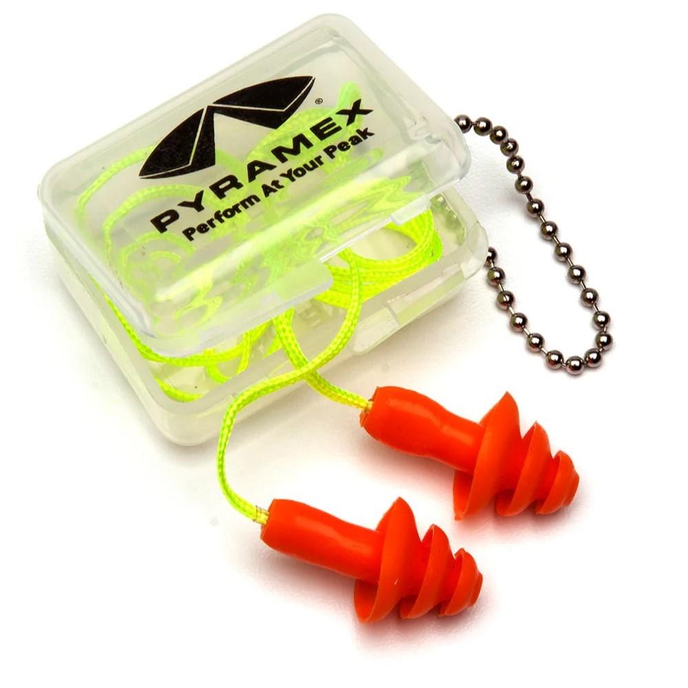 Pyramex Super Leight Reusable Earplugs Orange NRR 25 - 1 Pair