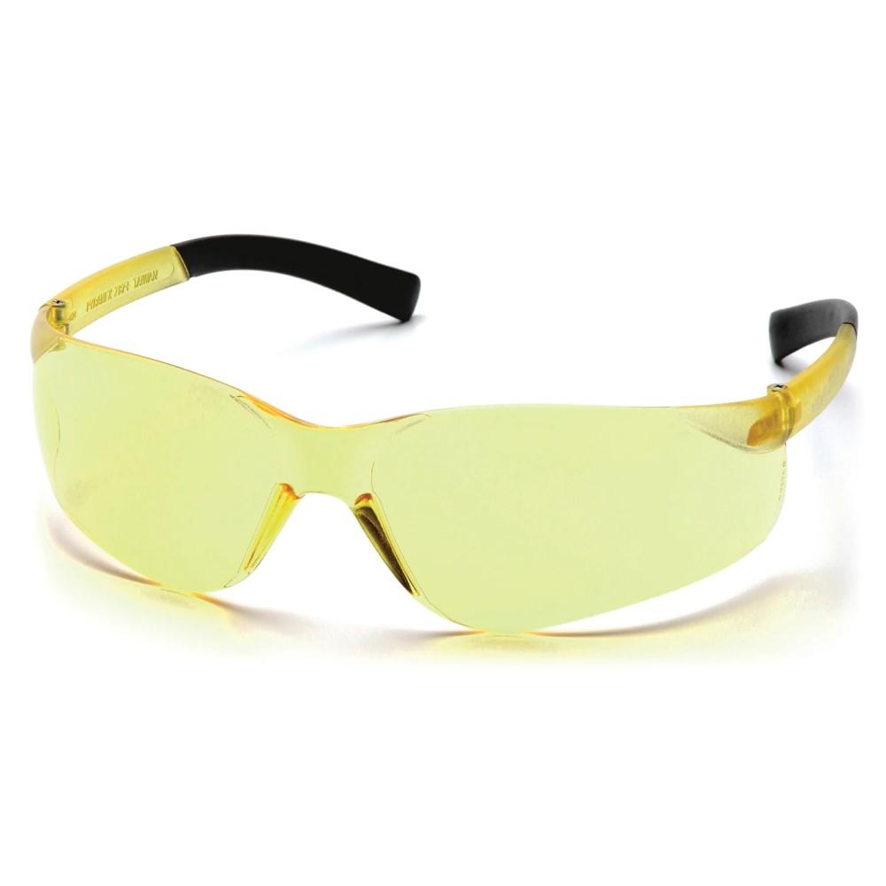 Pyramex Mini Ztek Clear Amber Safety Glasses with 32dB Earplugs Set
