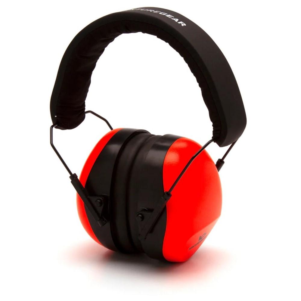 Pyramex VG80 Series 26dB Passive Earmuff High-Visibility Orange Clamshell