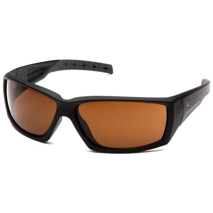 Pyramex Overwatch MIL-PRF-32432 Shooting Glasses Black Frame Bronze Anti-Fog Lens