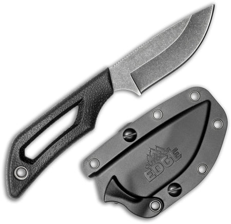 Outdoor Edge PKDP1C Pivot 2.5" Fixed Drop Point Blade with Sheath