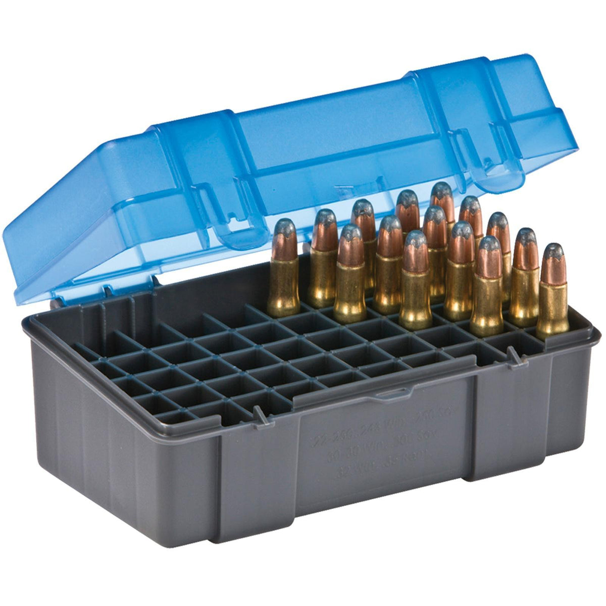 Plano Hard Shell Flip Top Rifle Ammo Case - 50 Rounds