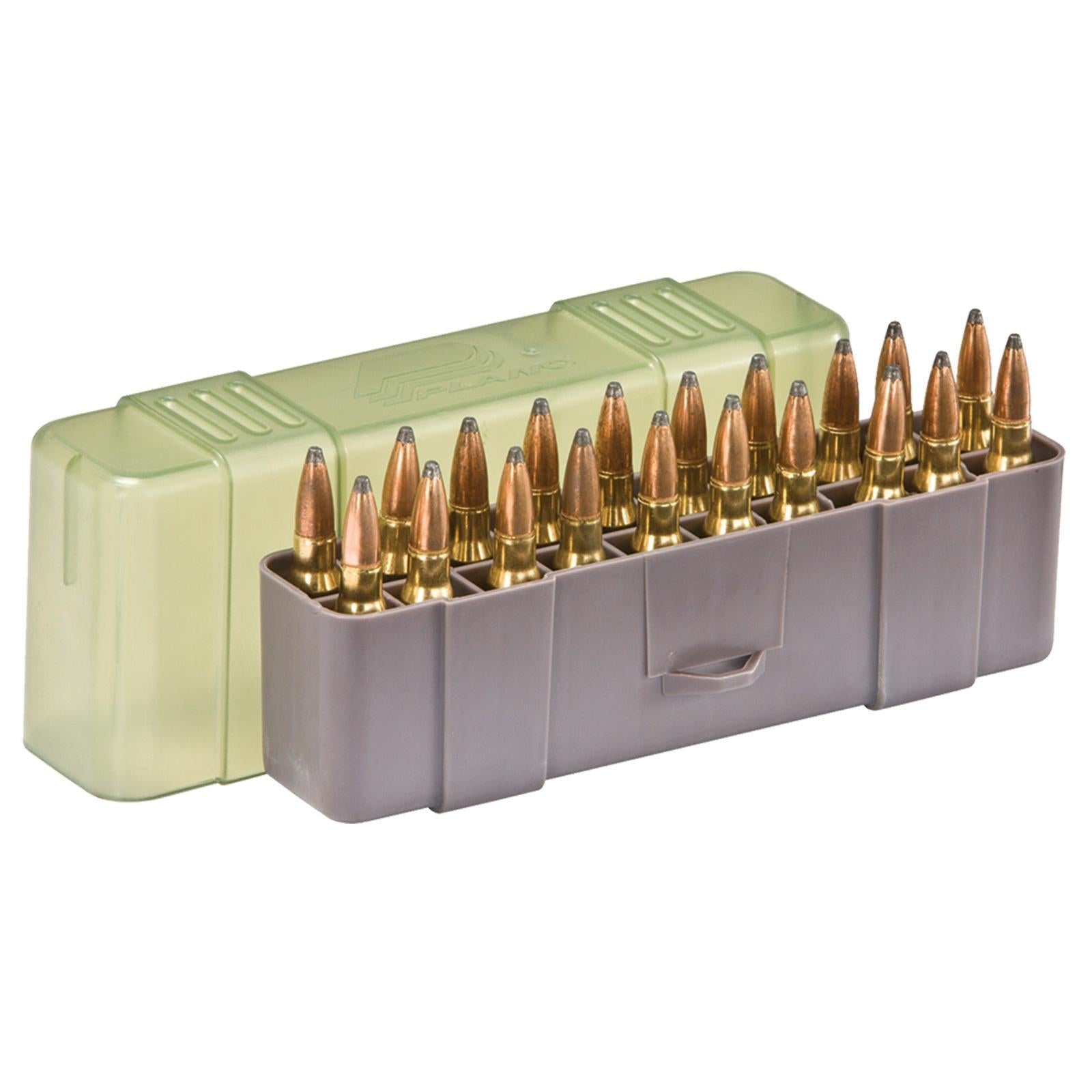 Plano Slide Top 20-Round Rifle Ammo Case Hard Plastic