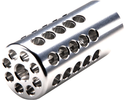 TacSol .22LR Compensator 1" Silver 1/2x28 Thread