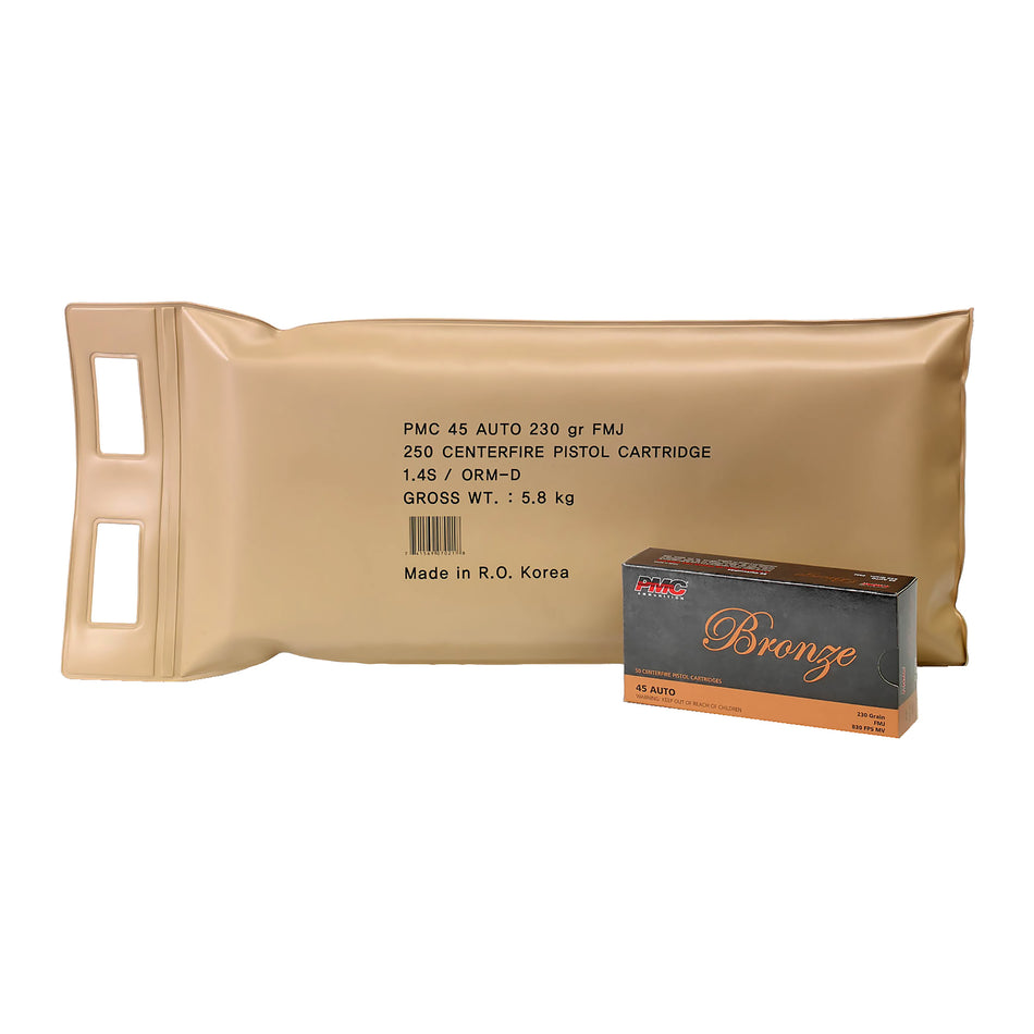 PMC 45ABP Bronze Battle Pack 45 ACP 230 gr Full Metal Jacket (FMJ)