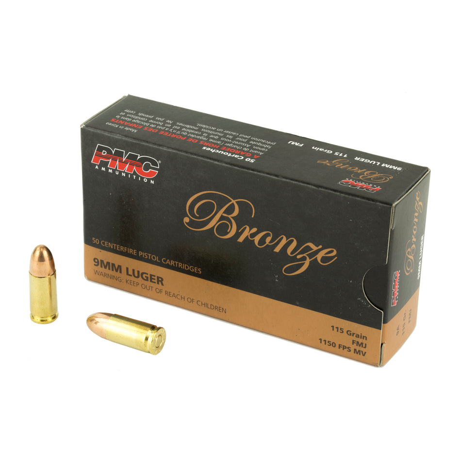 PMC Bronze 9mm 115gr FMJ