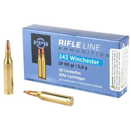 Prvi Partizan  Soft Point 90 Grain .243 Winchester 3100 fps 8605003812333