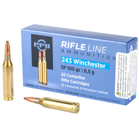 Prvi Partizan  Soft Point 100 Grain .243 Winchester 2960 fps 8605003812340