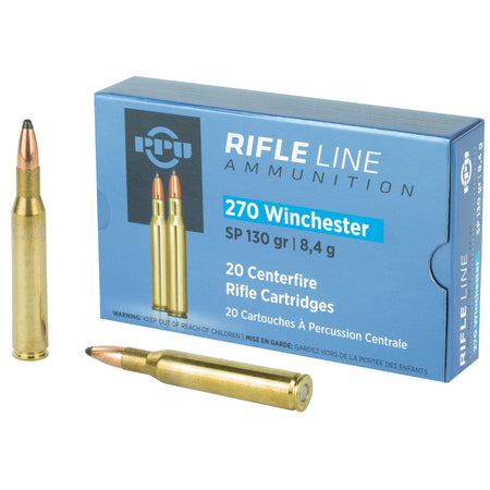 Prvi Partizan  Soft Point 130 Grain .270 Winchester 3060 fps 8605003812357