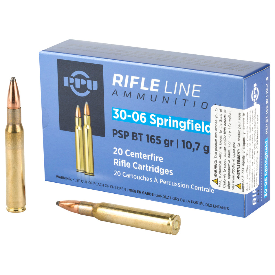 Prvi Partizan  Pointed Soft Point 165 Grain .30-06 Springfield 2800 fps 8605003812524