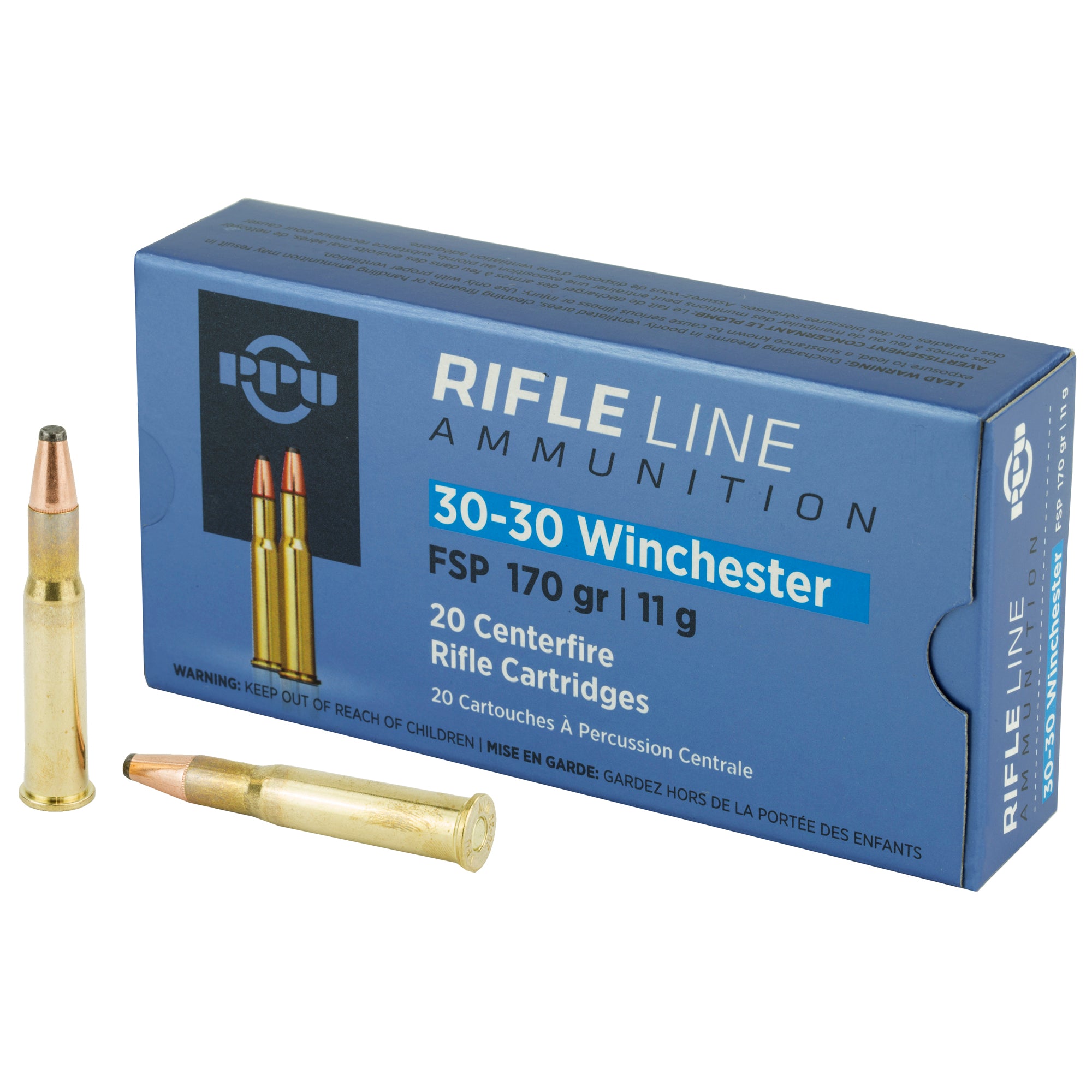 Prvi Partizan  Flat Soft Point 170 Grain .30-30 Winchester 2200 fps 8605003812456