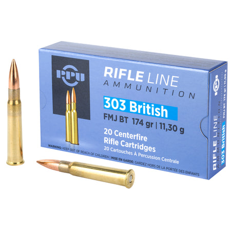 Prvi Partizan  Full Metal Jacket Boat Tail 174 Grain .303 British 2400 fps 8605003812593