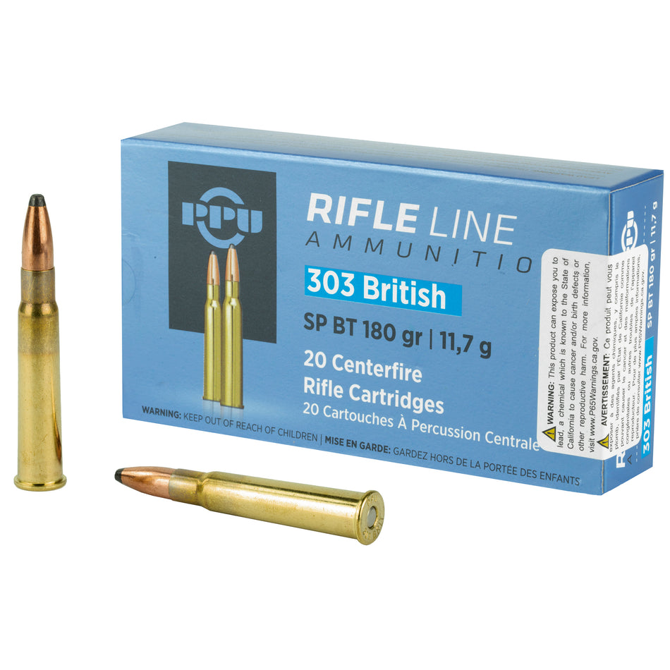 Prvi Partizan  Soft Point Boat Tail 180 Grain .303 British 2460 fps 8605003812586