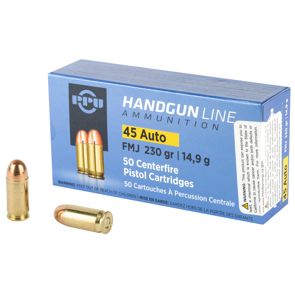 Prvi Partizan .45 ACP/Auto Handgun 230 grain Full Metal Jacket ammunition