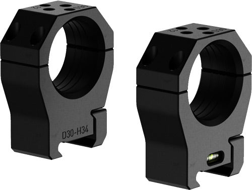 Audere PSR 30mm Medium Scope Rings Black