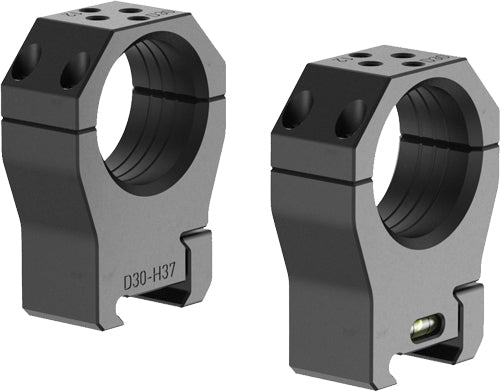 Audere PSR Gen III 30mm High Scope Rings with Level Black